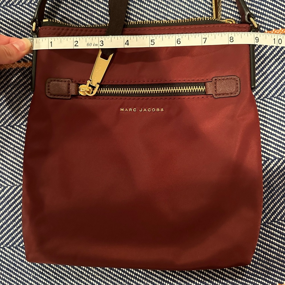Marc Jacobs Trooper Nylon Crossbody Bag, Color-Chianti / Wine - Picture 6 of 7